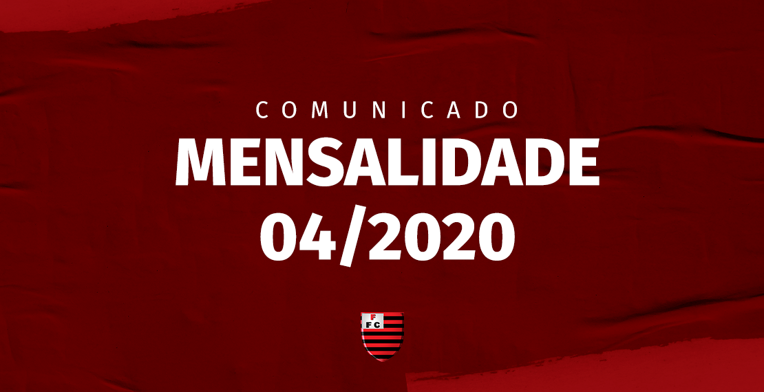 Comunicado Mensalidade 04/2020