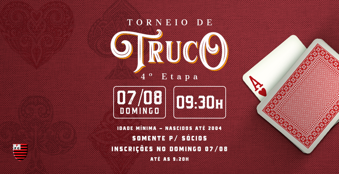 TORNEIO DE TRUCO - 4a. Etapa