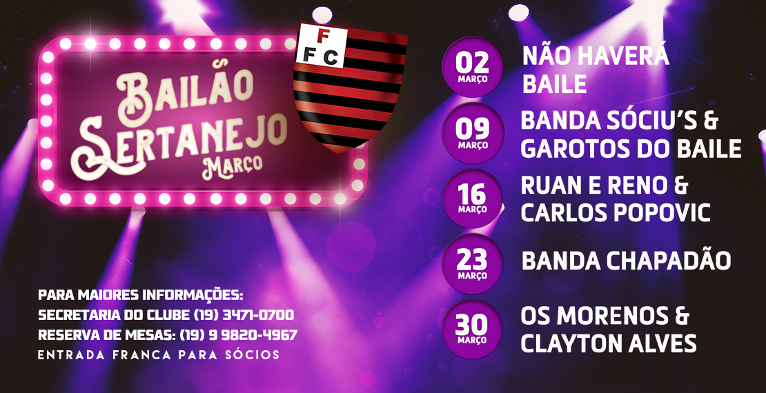 BAILE SERTANEJO | MARÇO