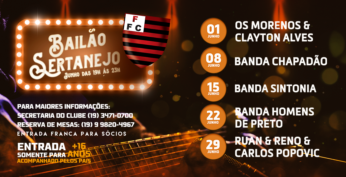 BAILE SERTANEJO | JUNHO