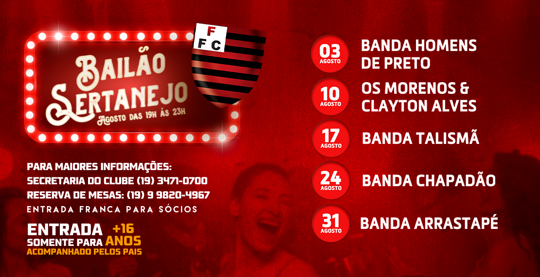 BAILE SERTANEJO | AGOSTO