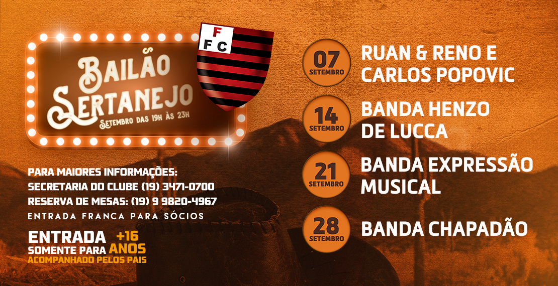 Bailão Sertanejo - Setembro