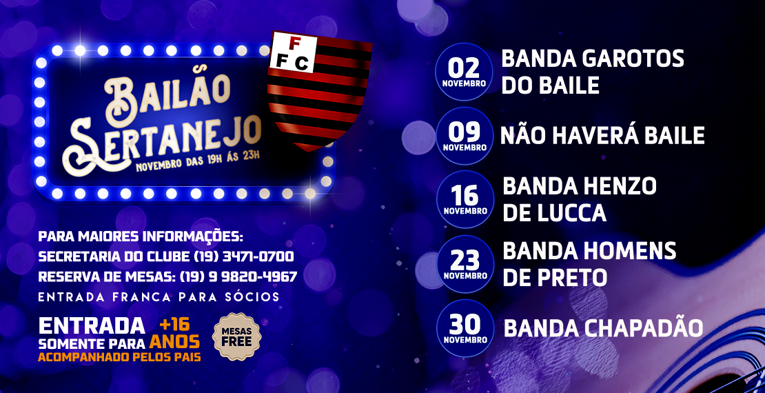 Baile Sertanejo - Novembro