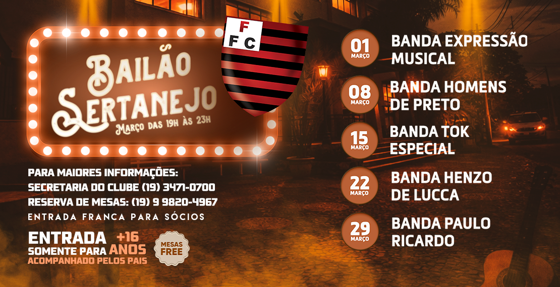 Baile Sertanejo - Março