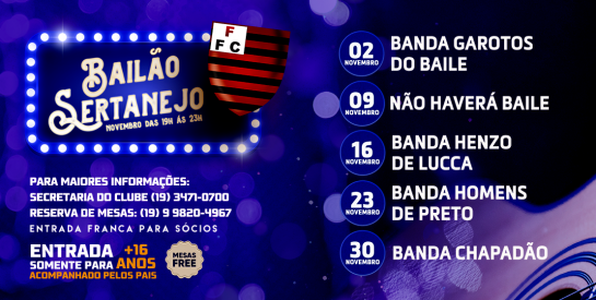 Baile Sertanejo - Novembro