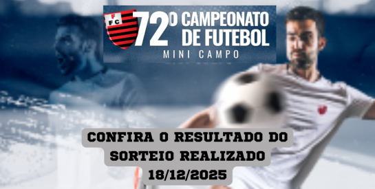 72º Campeonato de Futebol Mini Campo 1º Semestre 2026