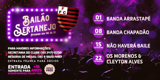 Baile Sertanejo - Fevereiro