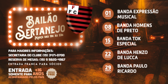 Baile Sertanejo - Março