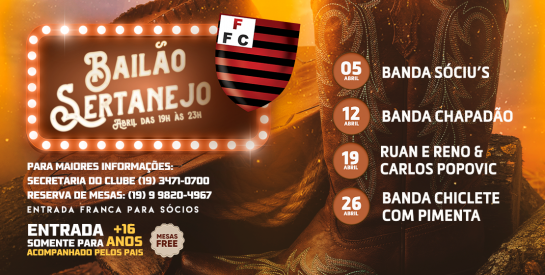 Baile Sertanejo - Abril