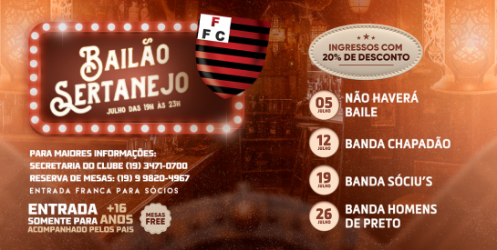 Bailão Sertanejo - Julho